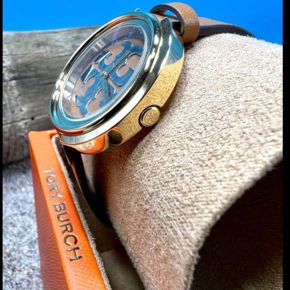 TORY BURCH The Miller Leather Strap Watch TBW620 - Picture 2 of 4